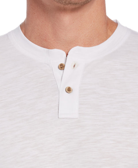 Solid Slub Henley-Casual Shirts-Cubavera