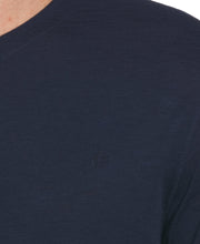 Solid Slub V-Neck Tee--Cubavera