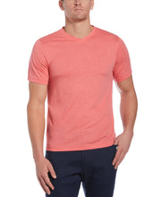 Solid Slub V-Neck Tee-Sunkissed Coral-S-Cubavera