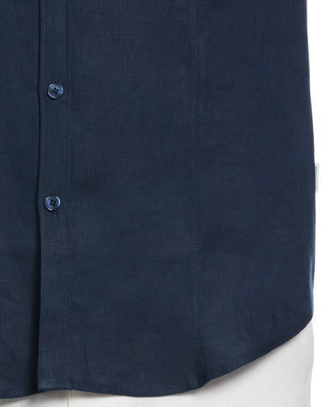 100% Linen Tuck Shirt (Dress Blues) 