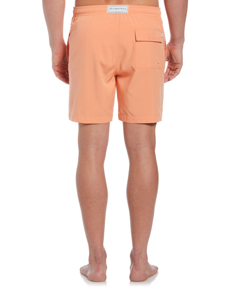 Cubavera Signature Solid Swim Trunk--Cubavera