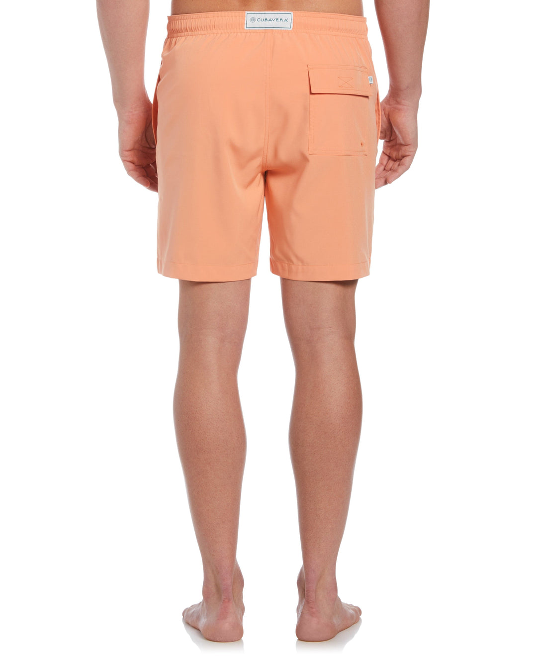 Cubavera Signature Solid Swim Trunk--Cubavera