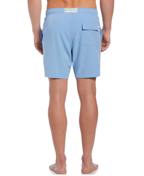 Cubavera Signature Solid Swim Trunk--Cubavera