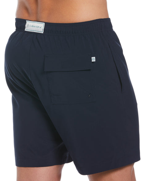 Cubavera Signature Solid Swim Trunk--Cubavera