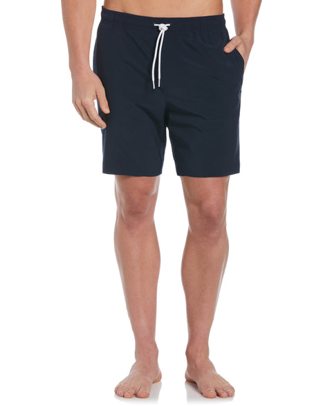 Cubavera Signature Solid Swim Trunk-Dress Blues-XL-Cubavera