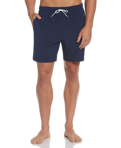 Solid Swim Trunks-Shorts-Midnight Navy-L-Cubavera