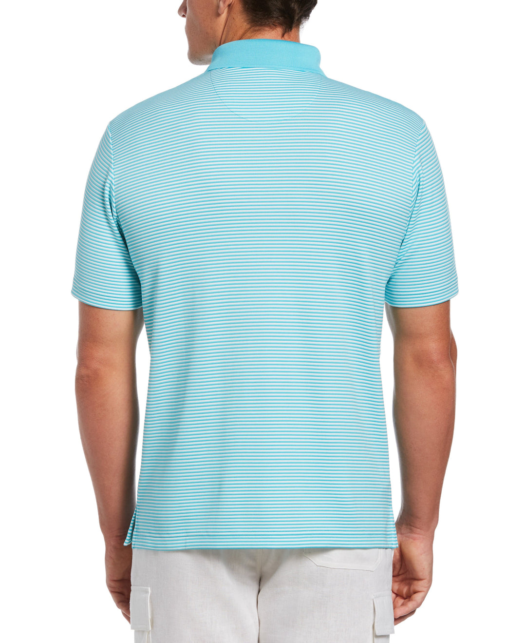 Stripe Polo (Blue Curacao) 