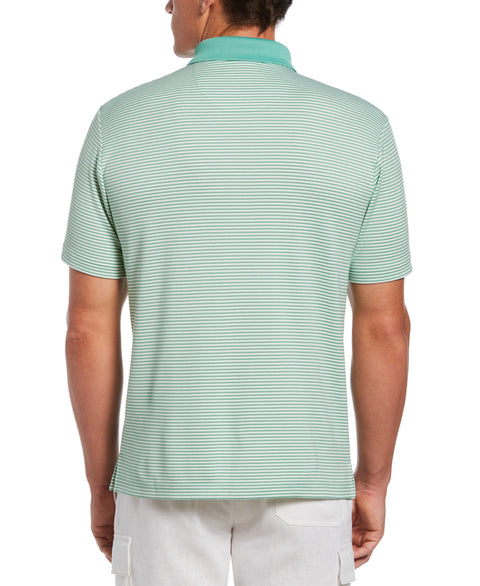 Stripe Polo (Creme De Menthe) 