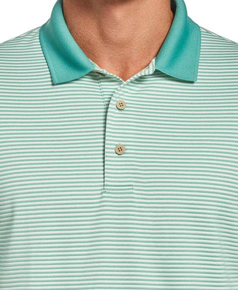 Stripe Polo (Creme De Menthe) 