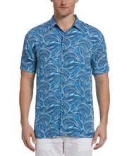 Textured Wave Print Shirt (Mediterranian Blue) 