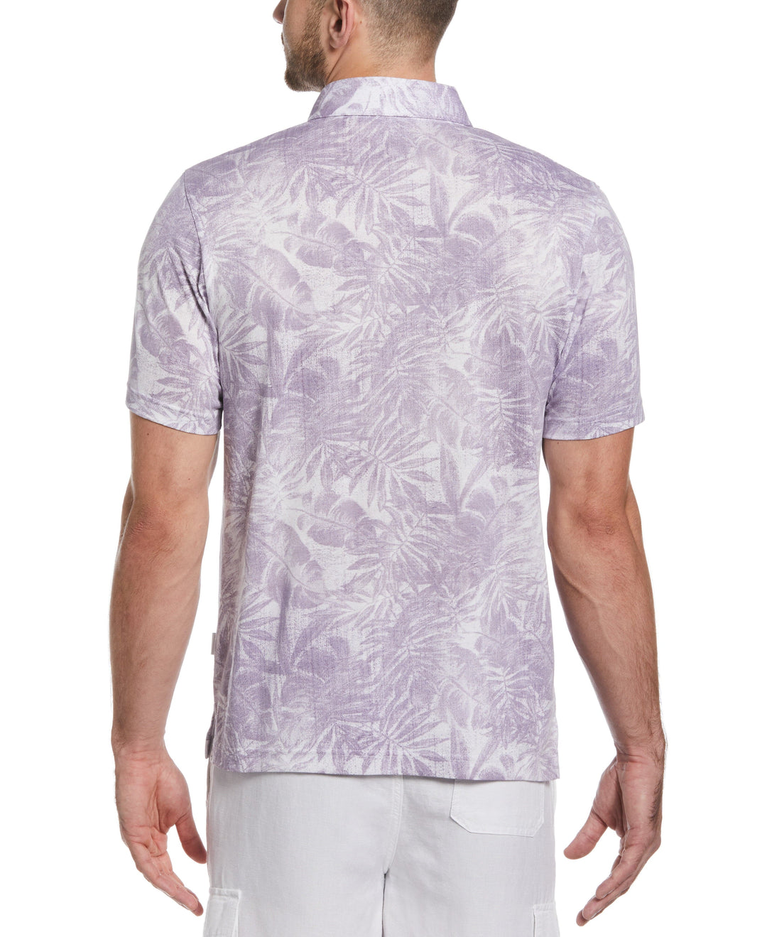 Tonal Tropical Print Polo (Daybreak) 