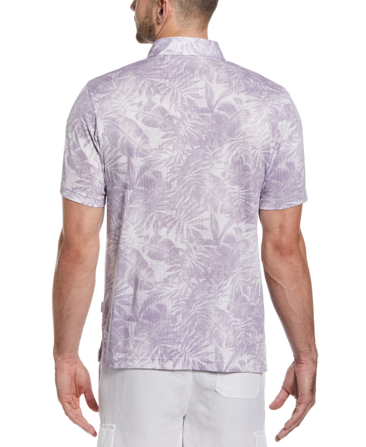 Tonal Tropical Print Polo (Daybreak) 