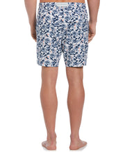 Tropical Leaf Toucan Print Swim Short-Shorts-Cubavera