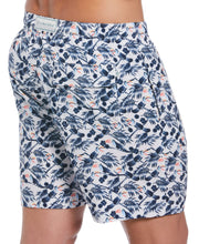 Tropical Leaf Toucan Print Swim Short-Shorts-Cubavera