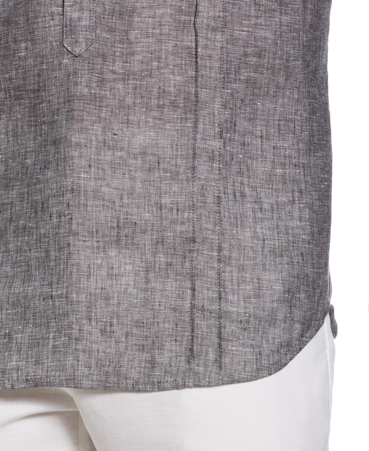 Two-Pocket Pintuck Popover Shirt (Meteorite)