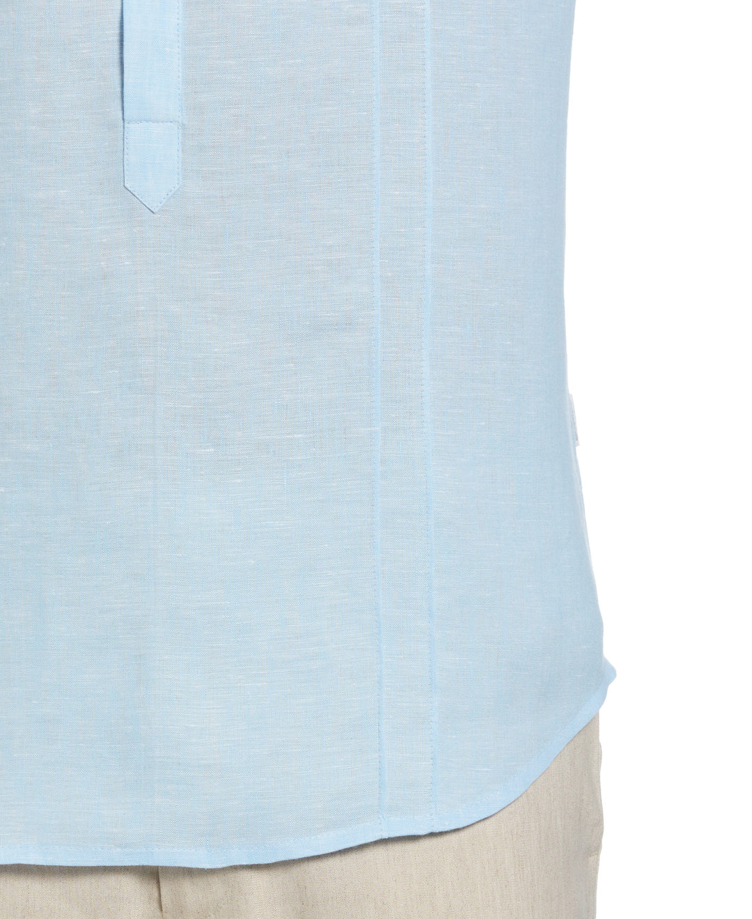 Two-Pocket Pintuck Popover Shirt (Sky Blue)