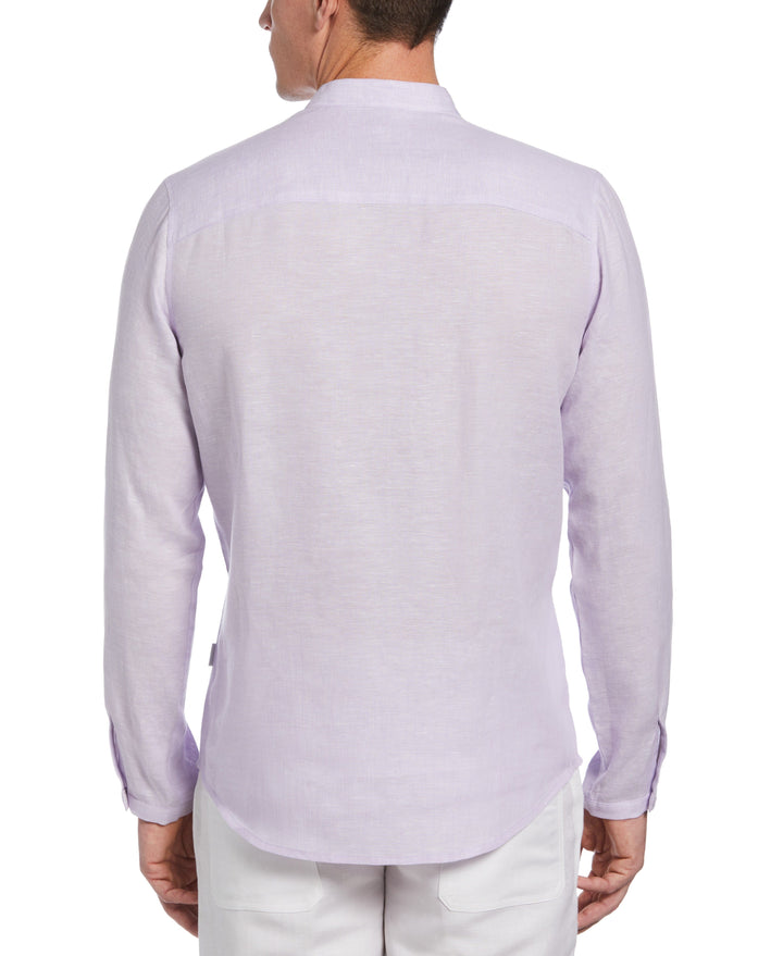 Two-Pocket Pintuck Popover Shirt (Pastel Lilac)