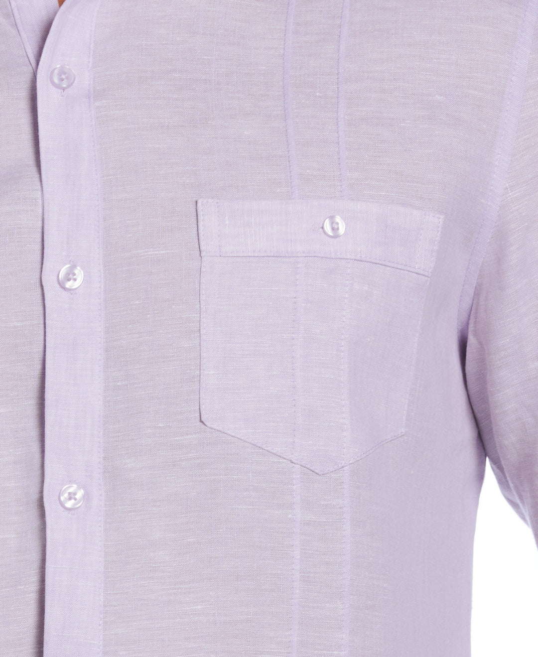 Two-Pocket Pintuck Popover Shirt (Pastel Lilac)