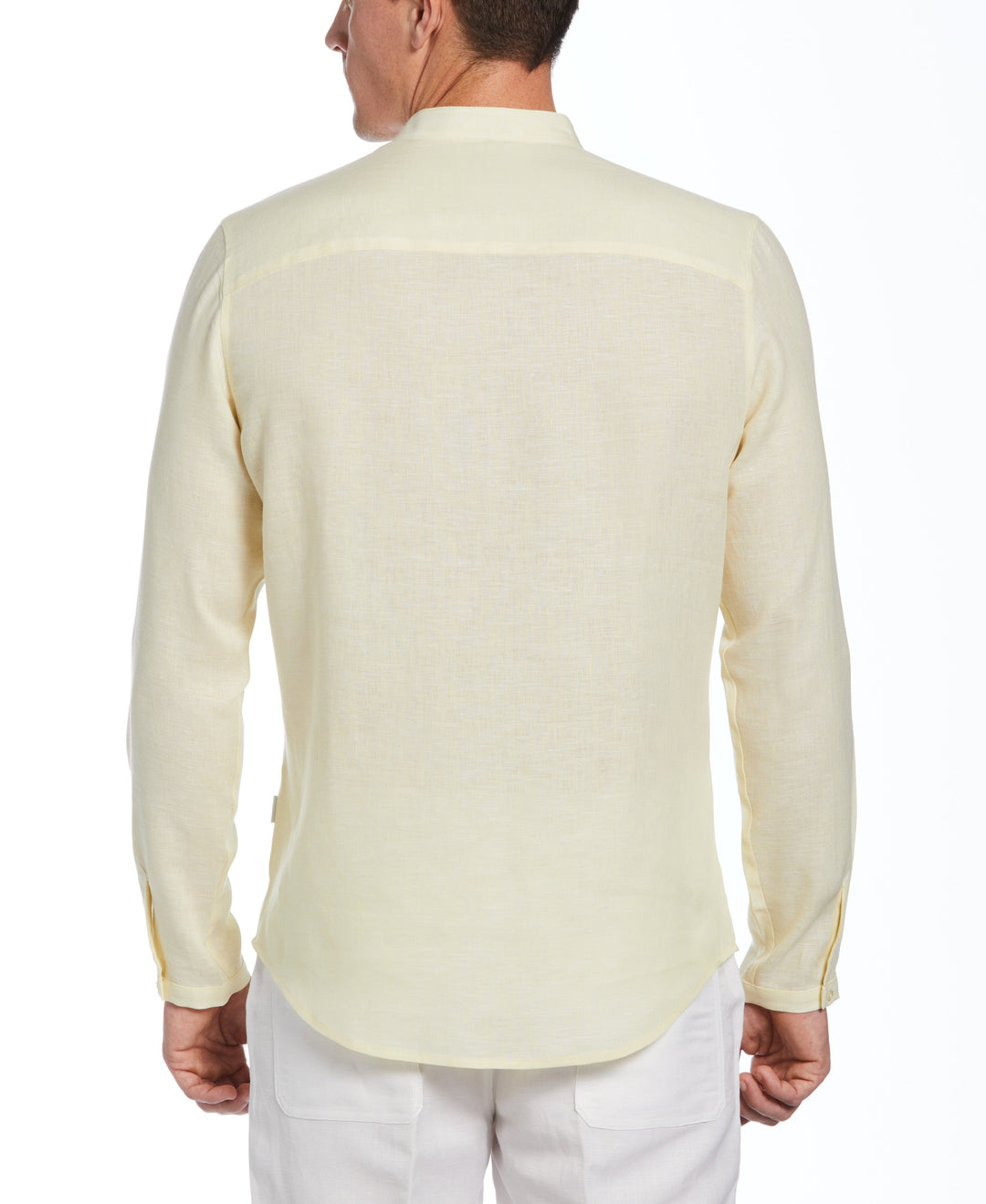 Two-Pocket Pintuck Popover Shirt (Pale Banana)