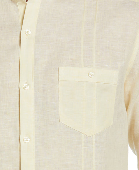 Two-Pocket Pintuck Popover Shirt-Casual Shirts-Cubavera