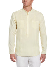 Two-Pocket Pintuck Popover Shirt-Casual Shirts-Pale Banana-M-Cubavera