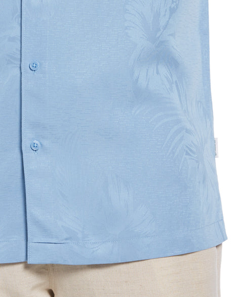 Two-Tone One Pocket Floral Print Shirt (Allure) 