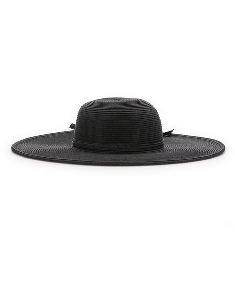 Paper Braid Big Brim (Black) 