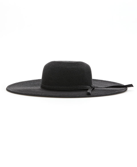 Paper Braid Big Brim (Black) 