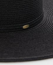 Paper Braid Big Brim (Black) 