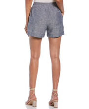 Wide Leg Drawstring Linen Short--Cubavera